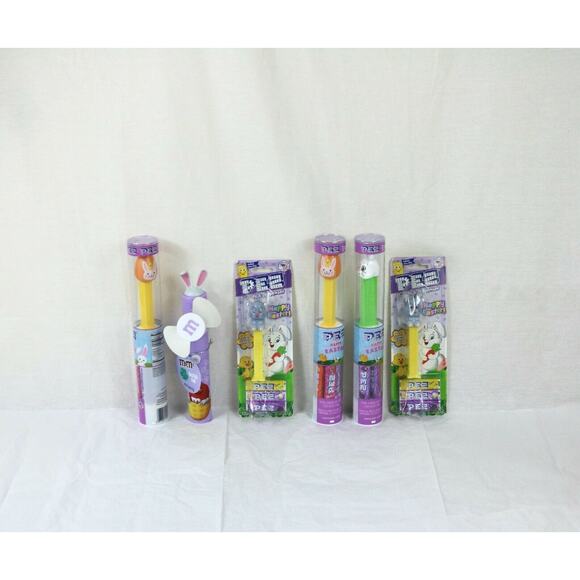 NEW Pez Easter Tubes Eggs Bunny, M&M Bunny Candy Lot Spring Holiday - Picture 1 of 4